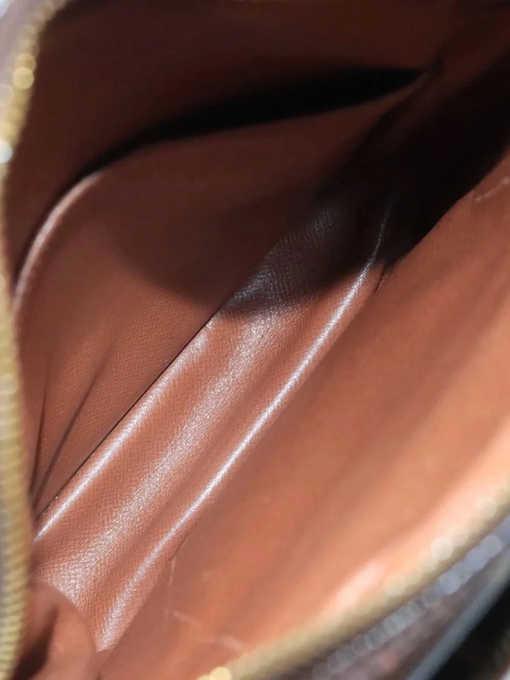 Louis Vuitton Monogram Canvas Messenger Bag in Brown and Tan